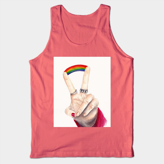 Fluent in Rainbows Tank Top by Jeneva_99